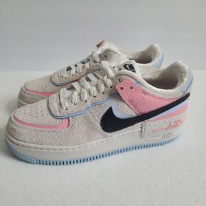 NEW Nike Womens Air Force 1 Shadow Hoops Pack Shoes DX3358-100 Size 8.5 B Grade